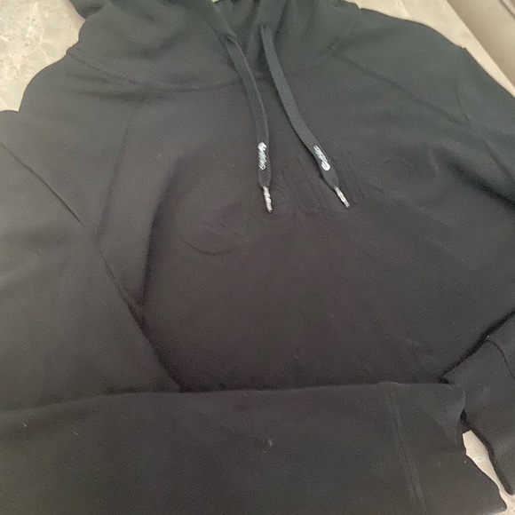 Women’s Ethika hoodie crop top black size LG - Picture 3 of 3
